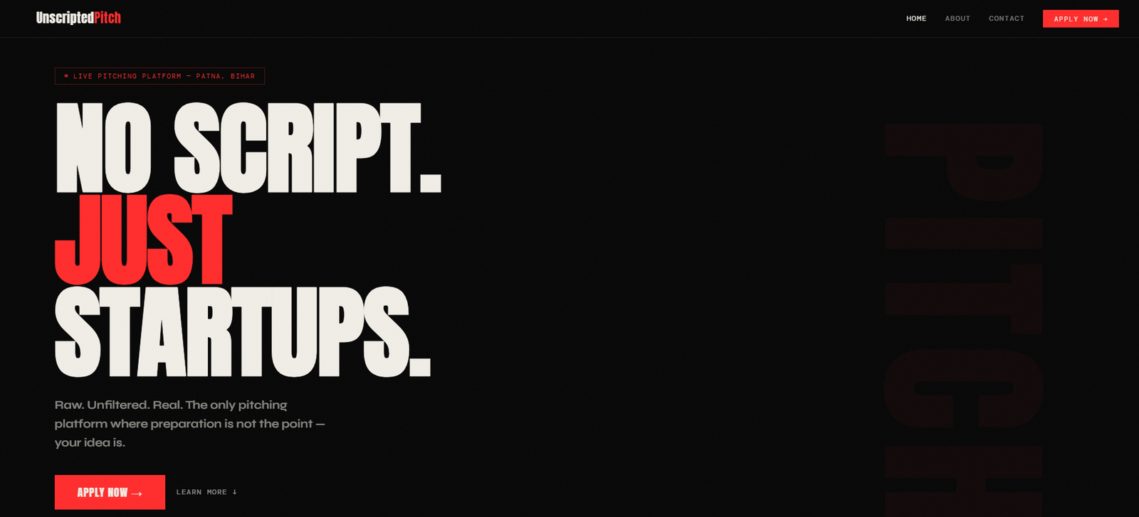 UnscriptedPitch